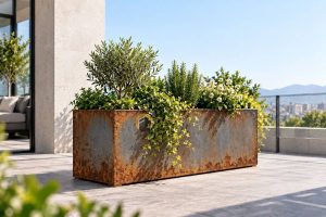 چگونه از زنگ زدگی فلاور باکس فلزی جلوگیری کنیم؟